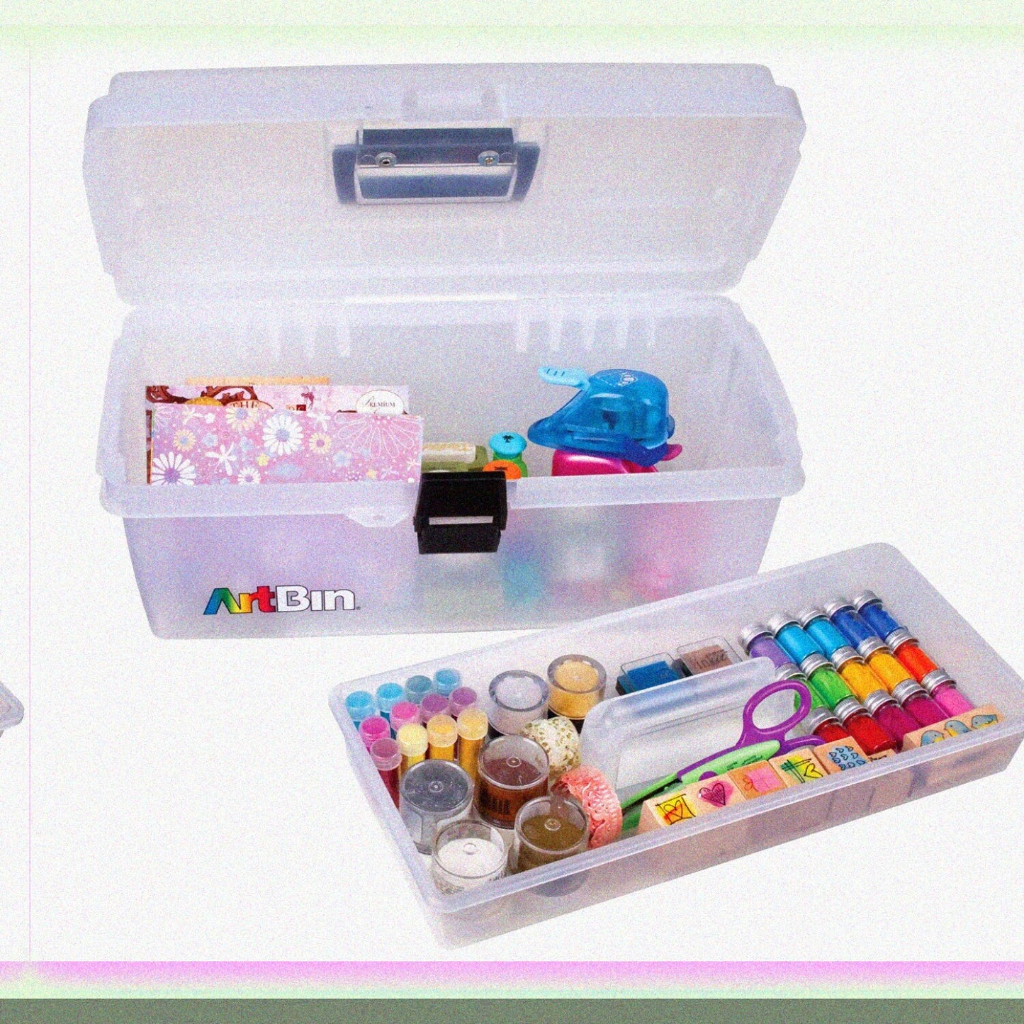 16 in. Clear Lift-Out Tray Storage Box