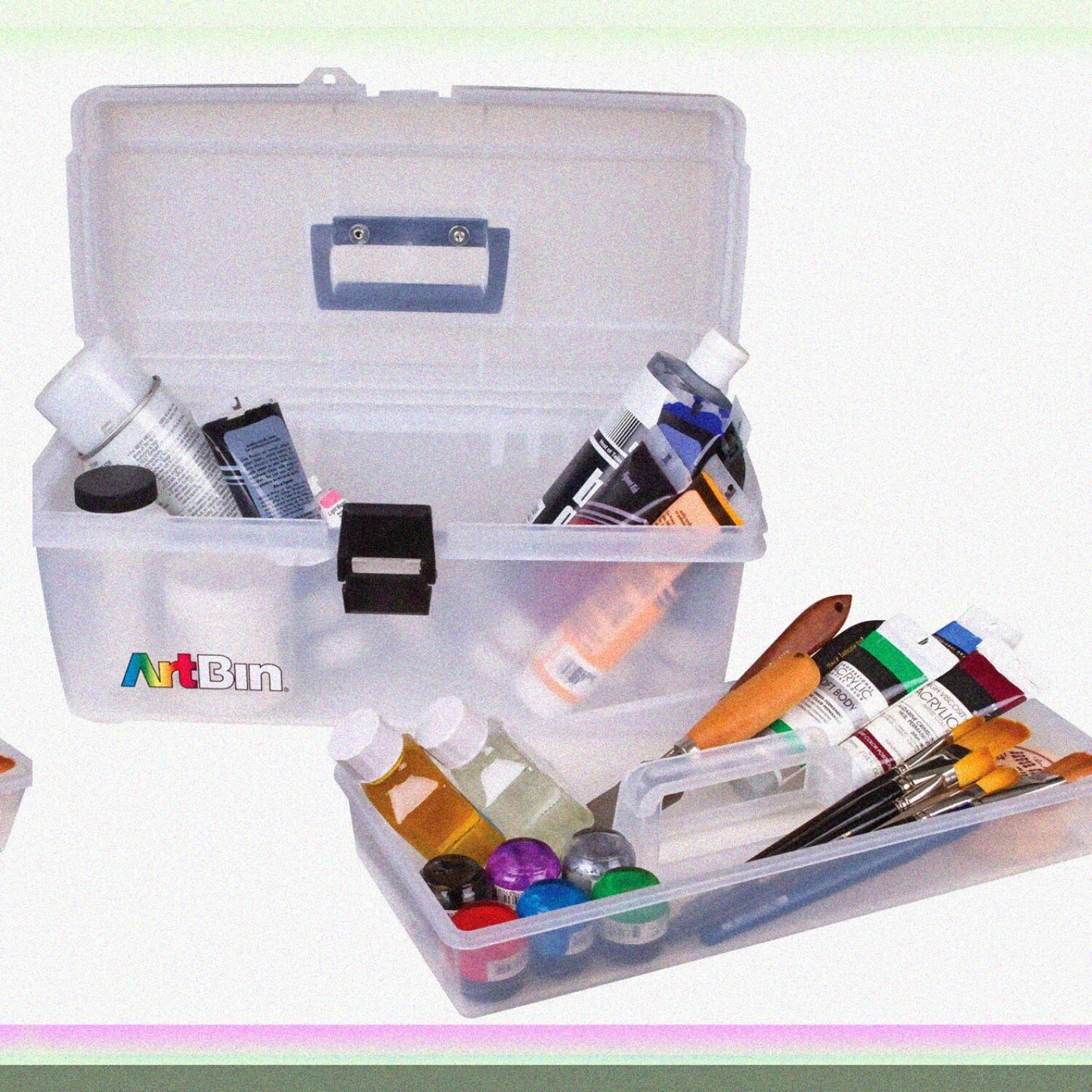 16 in. Clear Lift-Out Tray Storage Box
