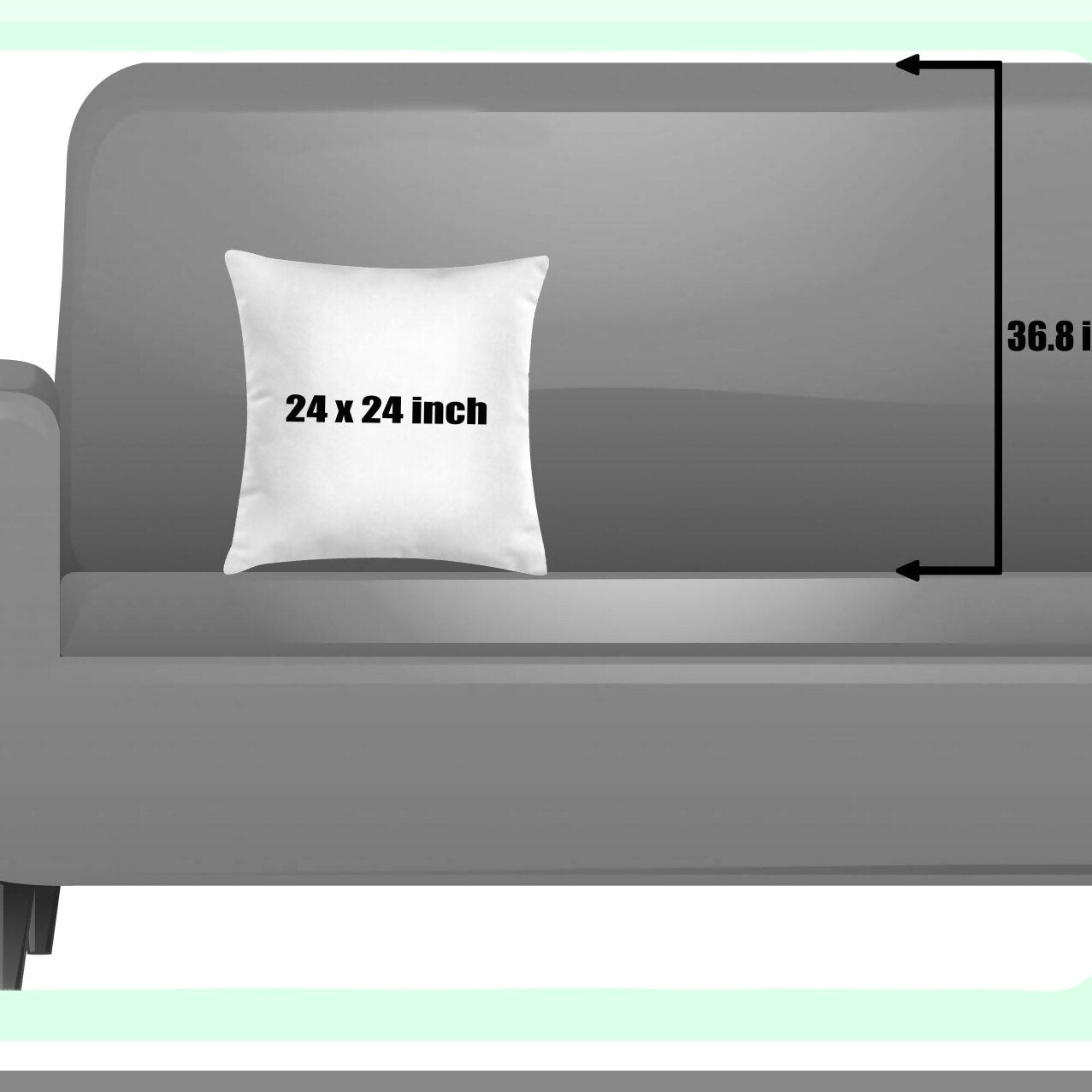 Retro License Plate Decorative Pillow Cover Set - Vintage Style Pack of 2 Cushion Cases for Couch, Bedroom, Living Room - Personalized Creative Travel Vacation Design - 24" Green Blue