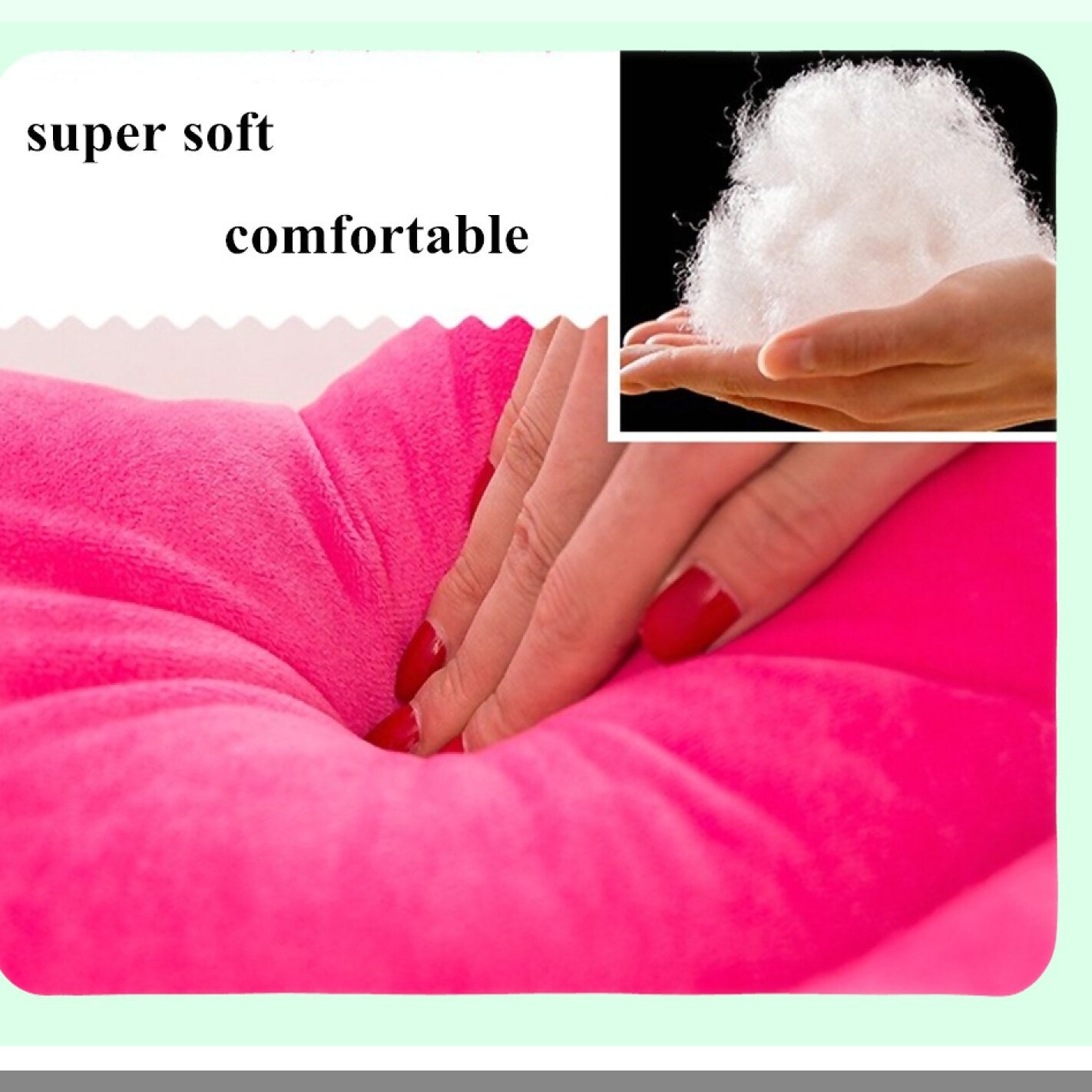 Pink Lip Plush Pillow - Girls Day Gift - Soft Velvet Decorative Cushion - Reversible Throw Pillow for Bed, Couch, Office - 23.6 x 13.6 Inch