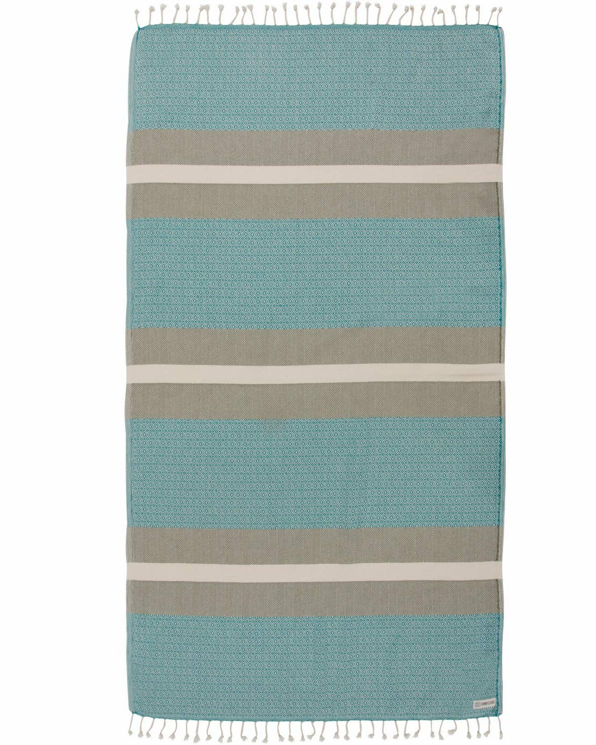 Turkish Beach Towel Green 100% Cotton