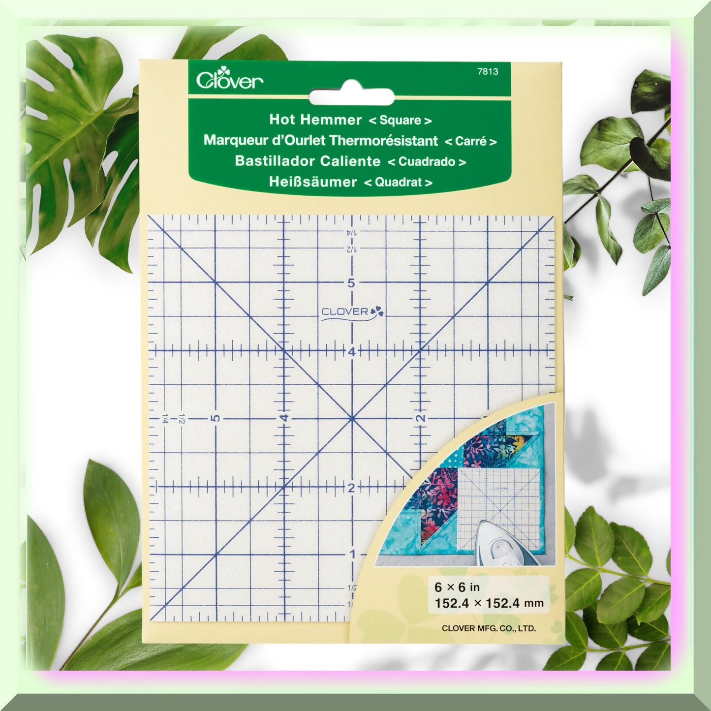 6"X6" Square Patchwork Ruler