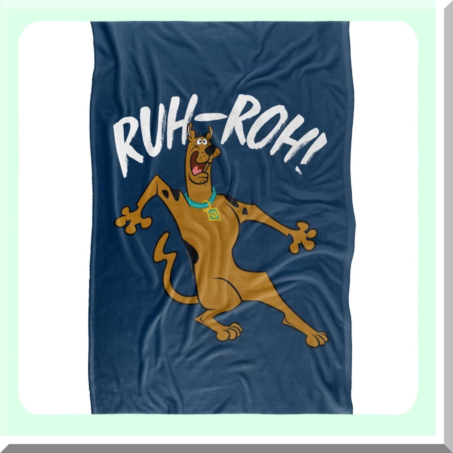 Scooby Doo Ruh Roh Ultra-Soft Silky Touch Throw Blanket 36" x 58"