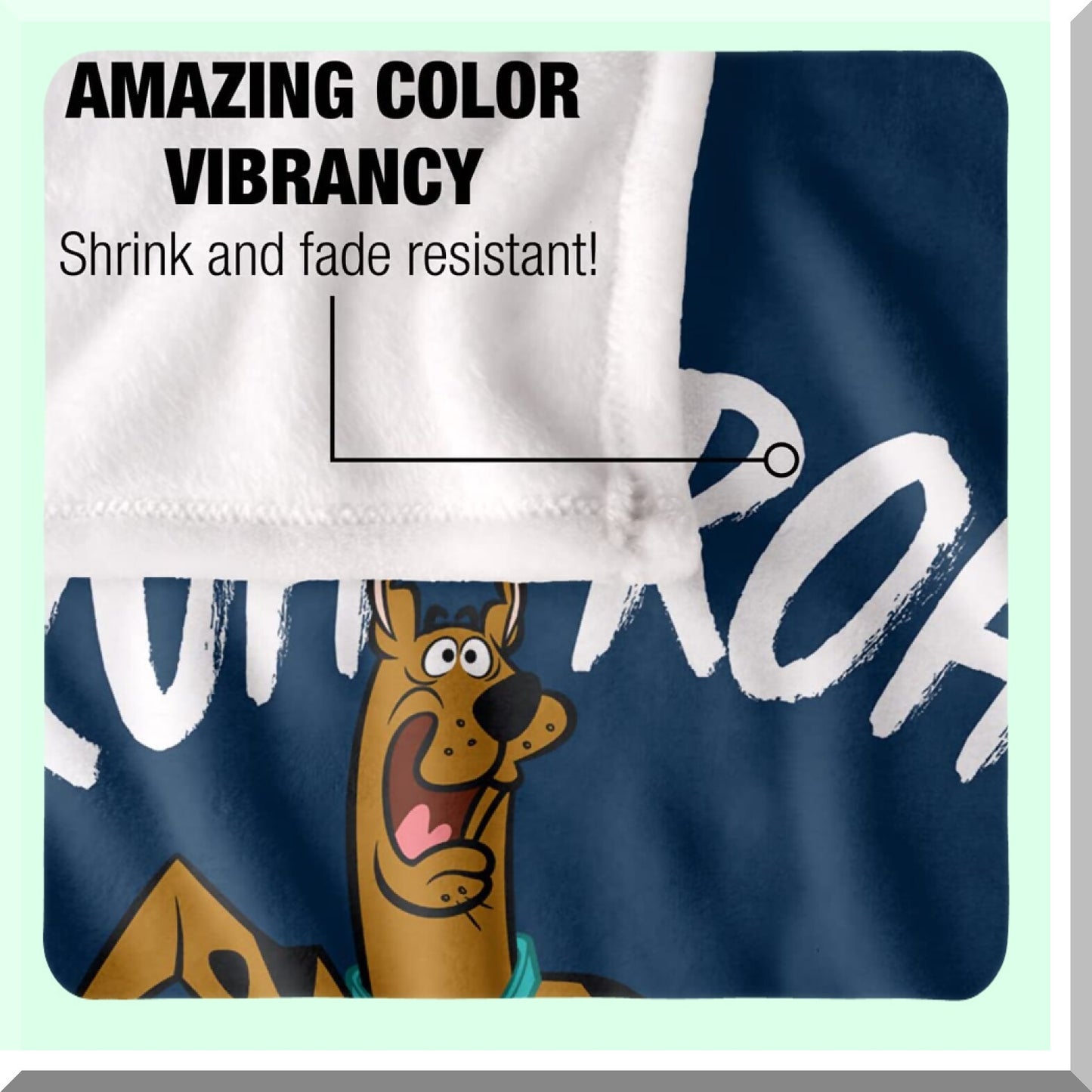 Scooby Doo Ruh Roh Ultra-Soft Silky Touch Throw Blanket 36" x 58"