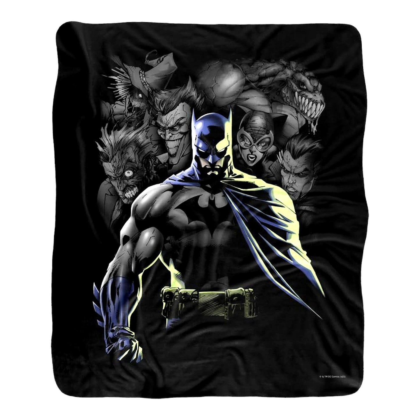 Villains Unleashed Silky Touch Sherpa Throw - 50"x60" Super Soft Blanket