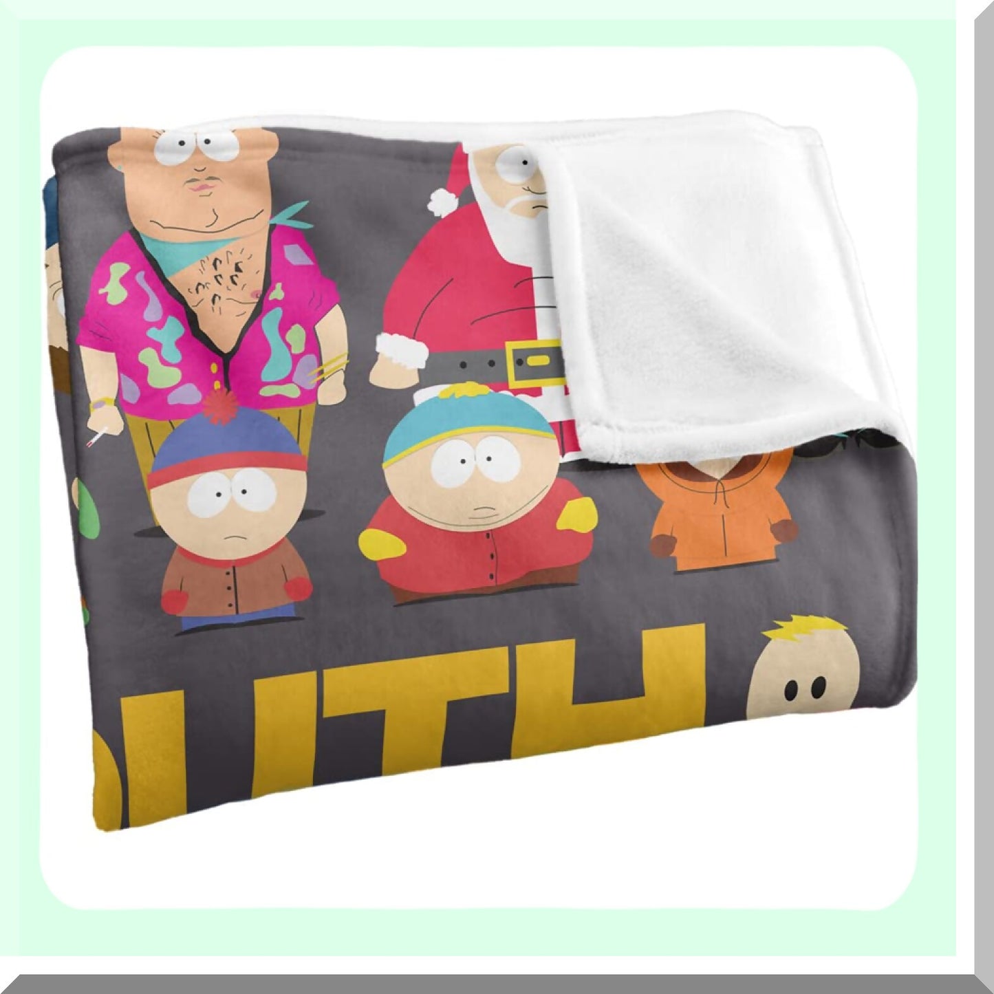 South Park Silky Soft Throw Blanket - Full Cast Design, 36" x 58", Ultra Plush Comfort"