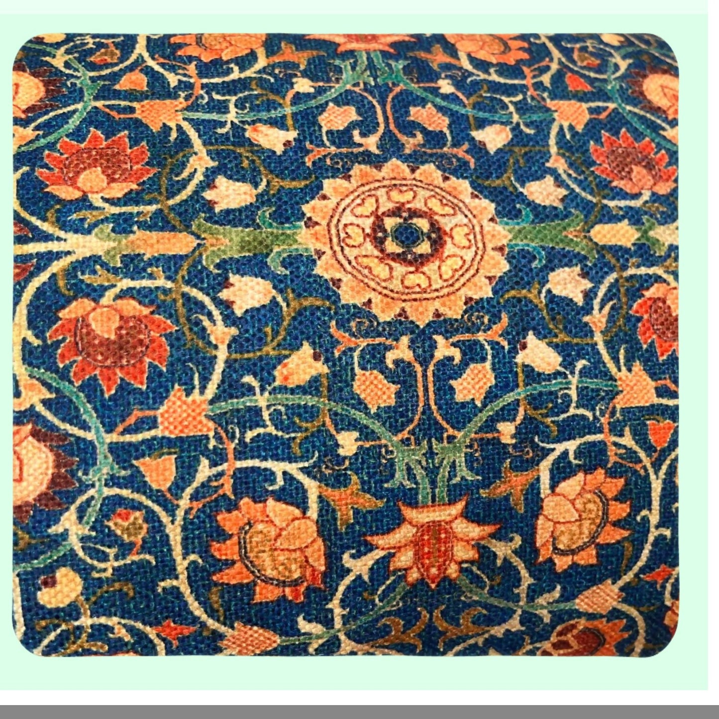 Vintage Pattern Decorative Throw Pillow Set - William Morris Lumbar Cover 12X20 Inches - Set of 2 Covers for Home Decor - Retro Cushion Cover