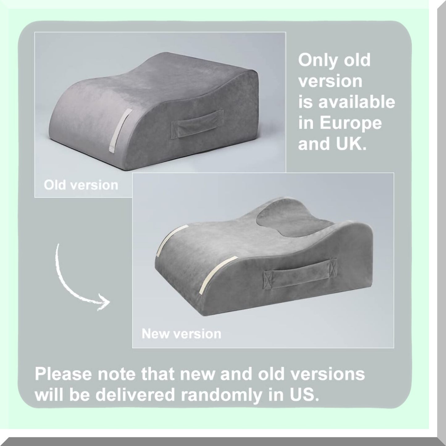 ElevateEase Memory Foam Leg Support Pillow - Sleep, Rest, Recover, Reduce Pain, Improve Circulation, Swelling Relief - Orthopedic Wedge for Back, Hip, Knee