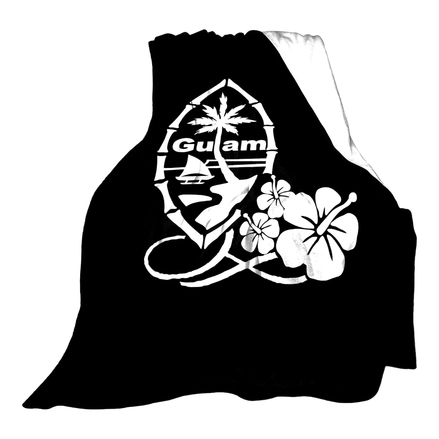 Ultra-Soft Hibiscus Micro Sherpa Throw Blanket - Cozy, Lightweight Fleece for Bed & Couch, All Season 50"x40""