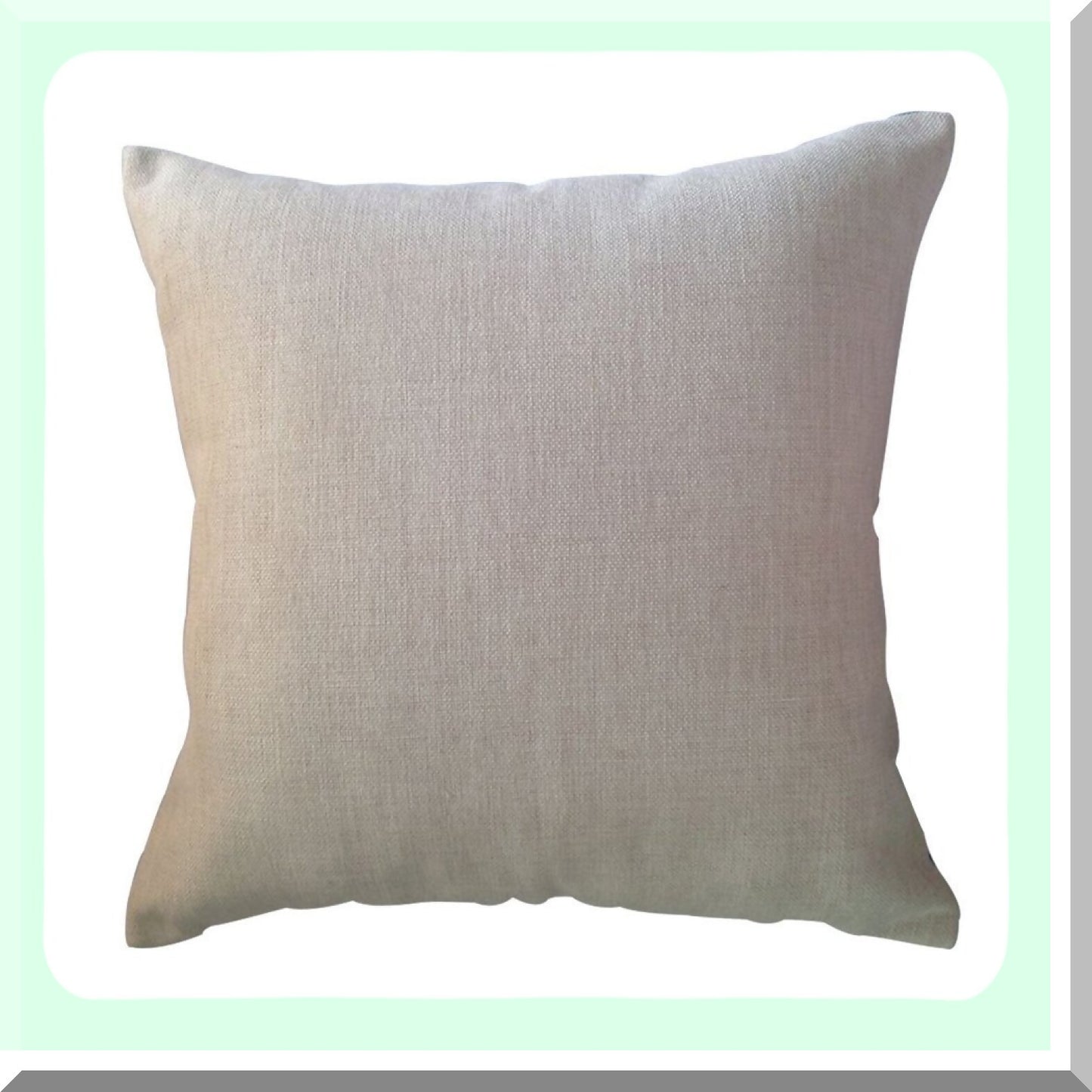 Tropical Palm Leaf Geometric Cushion Cover Set - Green Leaves Decorative Pillowcase for Home Decor - Cotton Linen Square Throw Pillow Cover 18x18 Inch