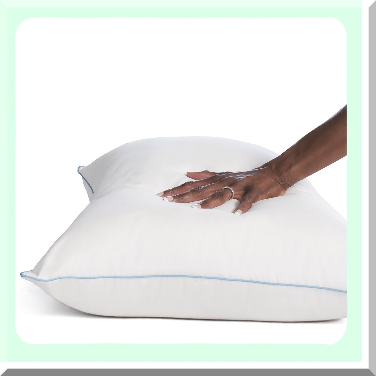 EcoComfort Hypoallergenic Slumber Pillow Set - Recycled Fill Standard/Queen Pillows (Set of 2) - Sleep Better with Eco-Friendly Comfort