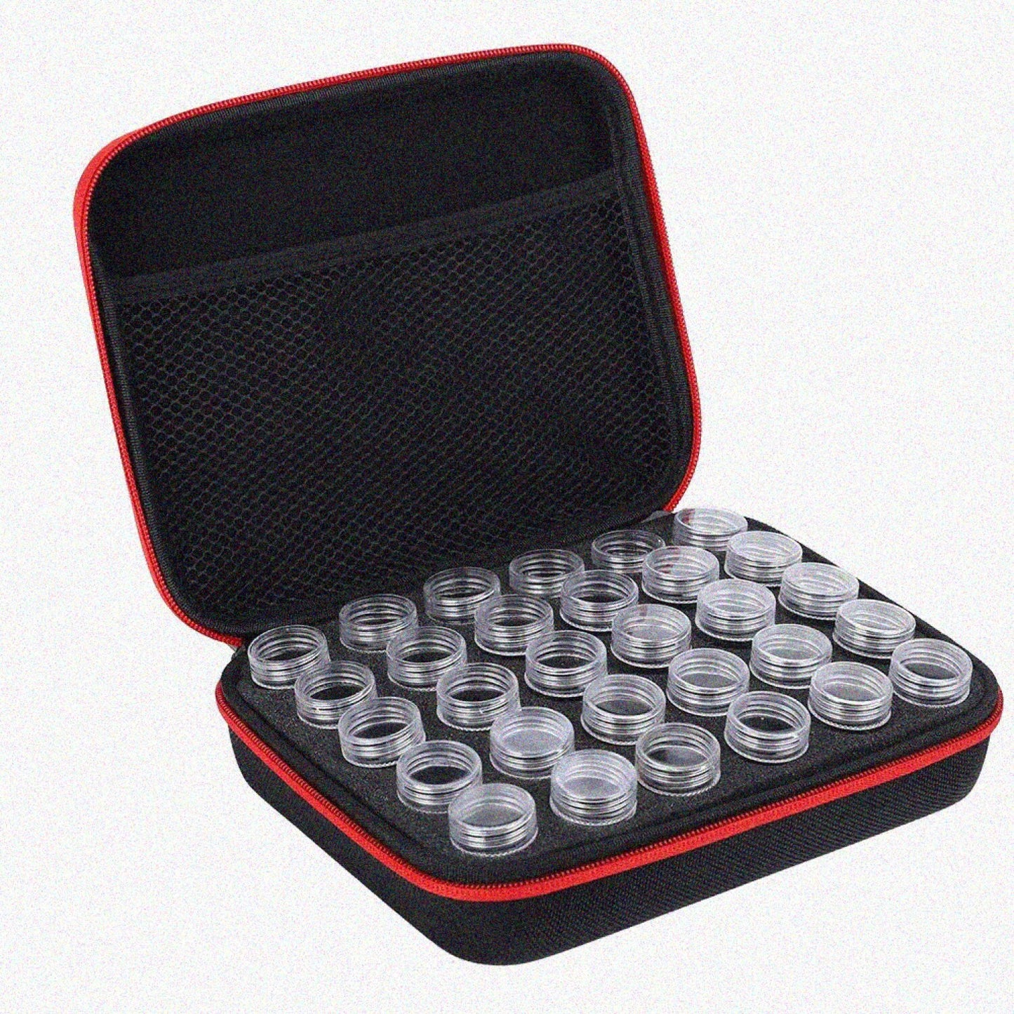30 Slots Diamond Painting Storage Case Red