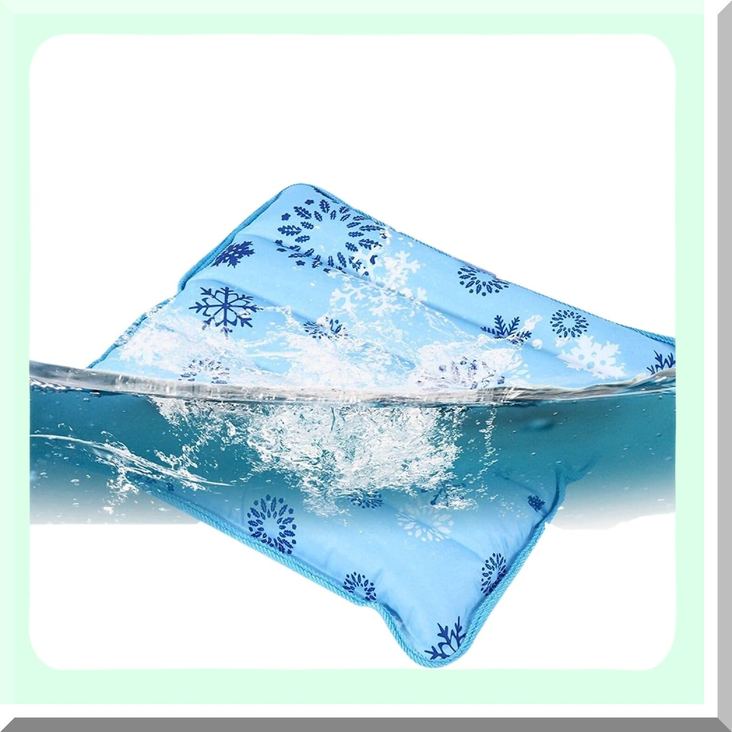 ChillMax Gel Cooling Cushion - Reusable Ice Packs for Summer, Removable Seat Pad with Ice Crystal Powder Technology, Cooling Artifact for Bedrooms & Cars