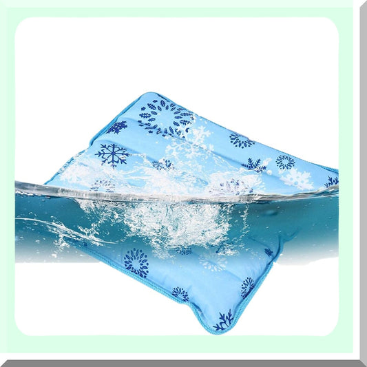 ChillMax Gel Cooling Cushion - Reusable Ice Packs for Summer, Removable Seat Pad with Ice Crystal Powder Technology, Cooling Artifact for Bedrooms & Cars