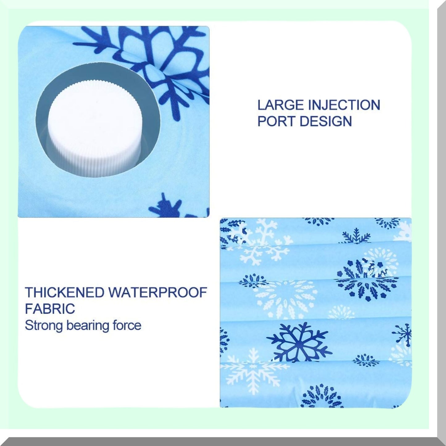 ChillMax Gel Cooling Cushion - Reusable Ice Packs for Summer, Removable Seat Pad with Ice Crystal Powder Technology, Cooling Artifact for Bedrooms & Cars