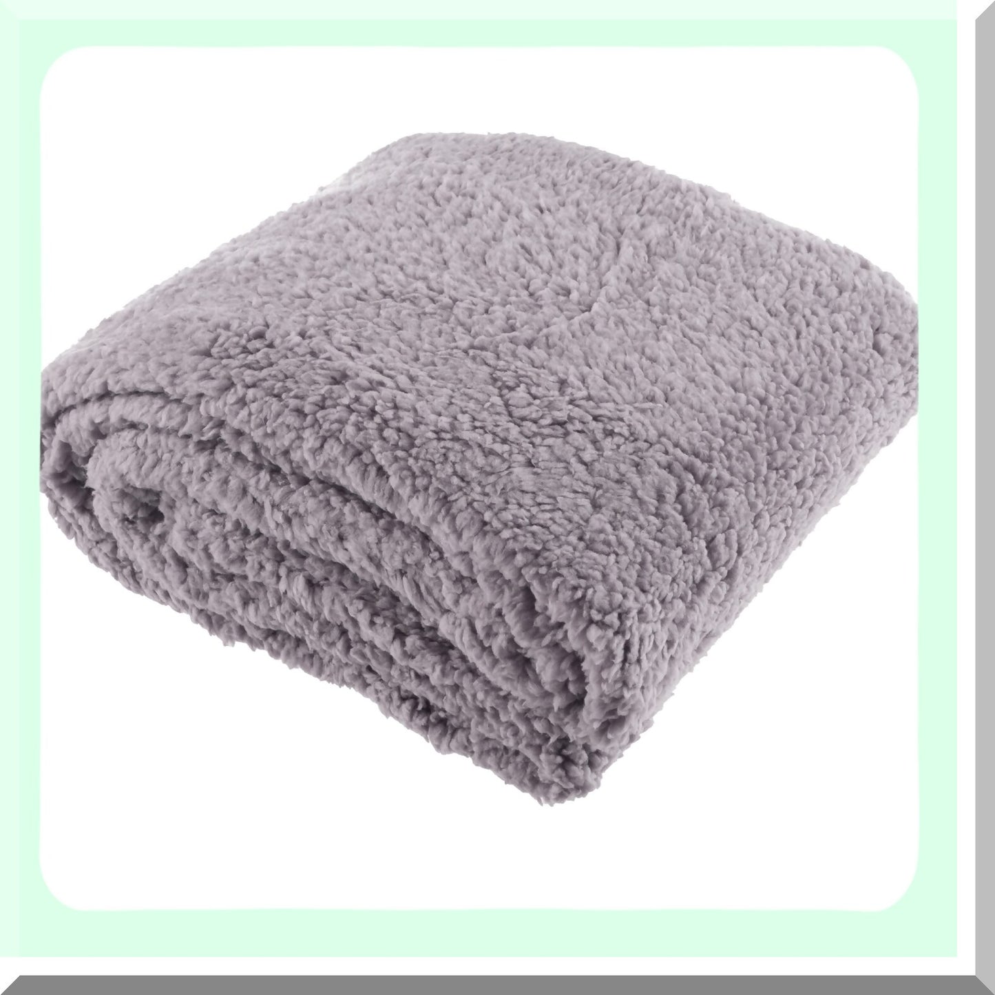 Sherpa Comfort Body Pillow Cover - Soft Plush Fabric with Side Zipper - 18 x 52 Inches - Grey Color - Cozy Sleep Accessories for Better Rest and Relaxation