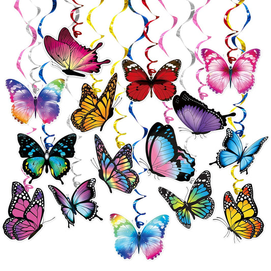 Butterfly Hanging Decor Pack for Parties