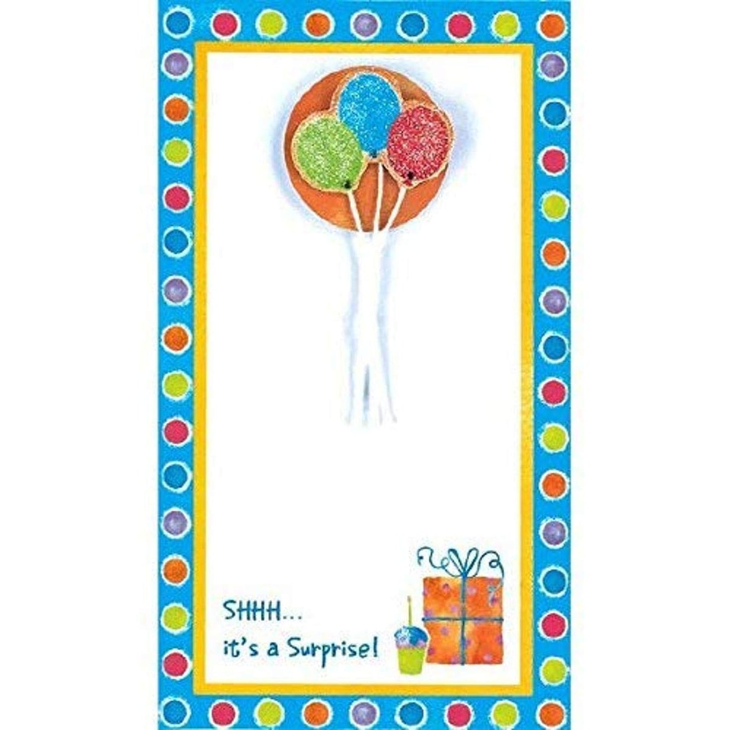 Surprise Balloon Invitations Pack of 8 for Parties