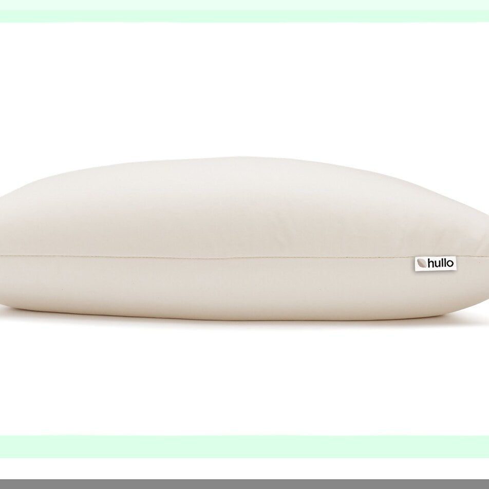 CoolBuck Pillow - Small Size 14"20" - Adjustable Loft for Side & Back Sleepers - Durable & Sustainable Design - Breathable Fill - Firm Support