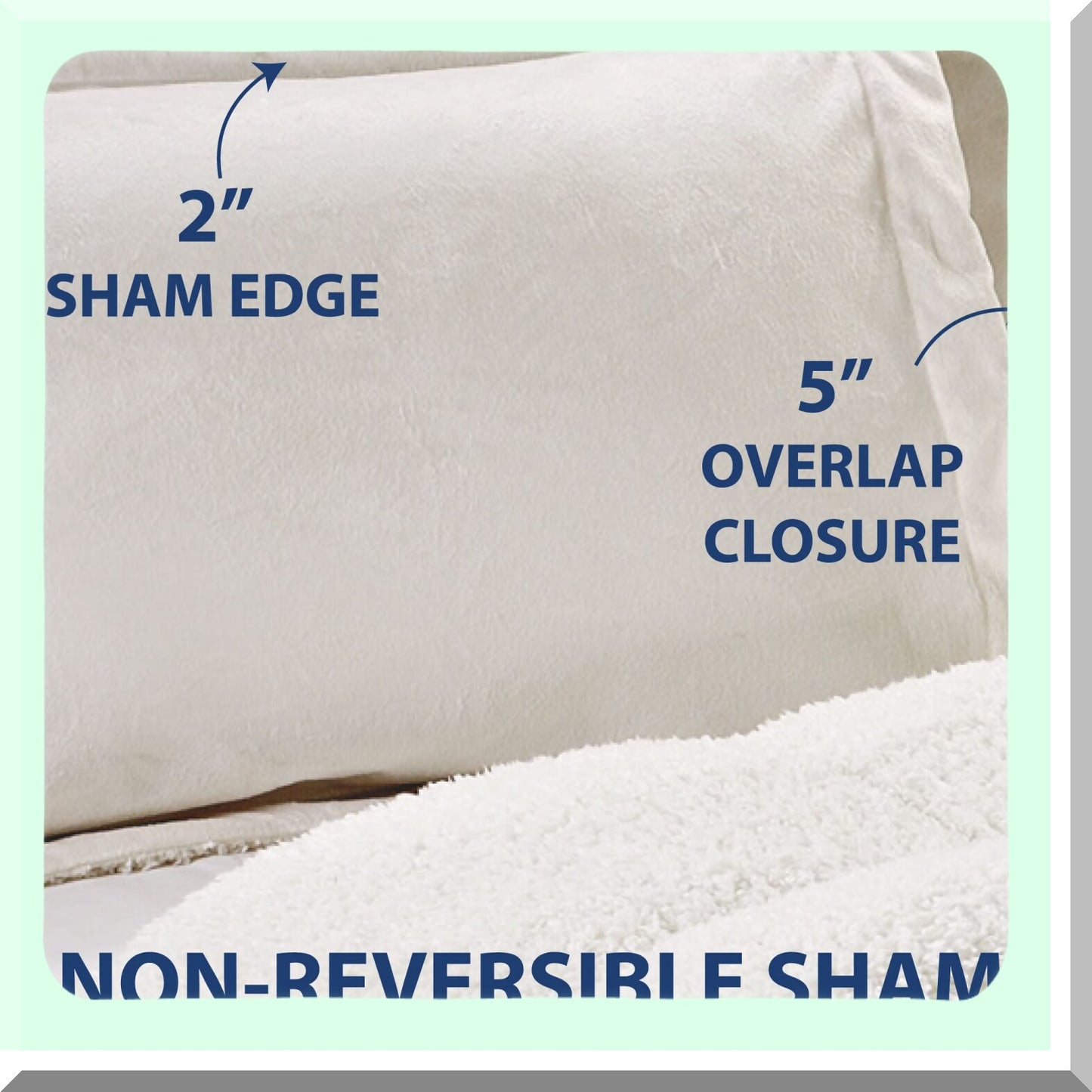 Plush Sherpa Comforter Set - Ultra Soft Reversible Micromink Bedding - Ivory Twin 2-Piece Bed Set - Cozy Twin Comforter 66" x 86"
