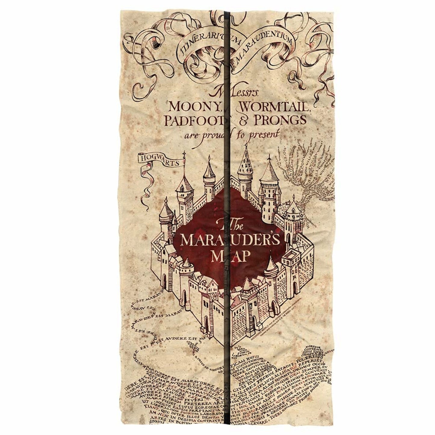 Harry Potter Marauder's Map Beach Towel 30" x 60"