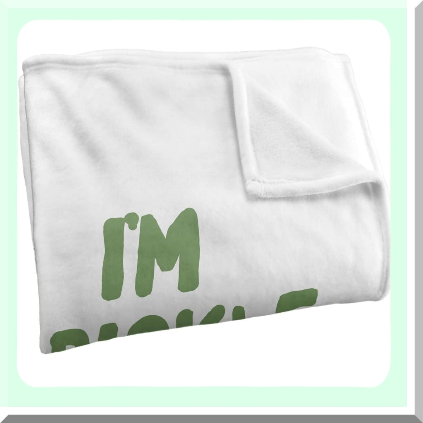 Pickle Rick Silky Soft Throw Blanket - 36x58 Rick and Morty Cozy Fleece