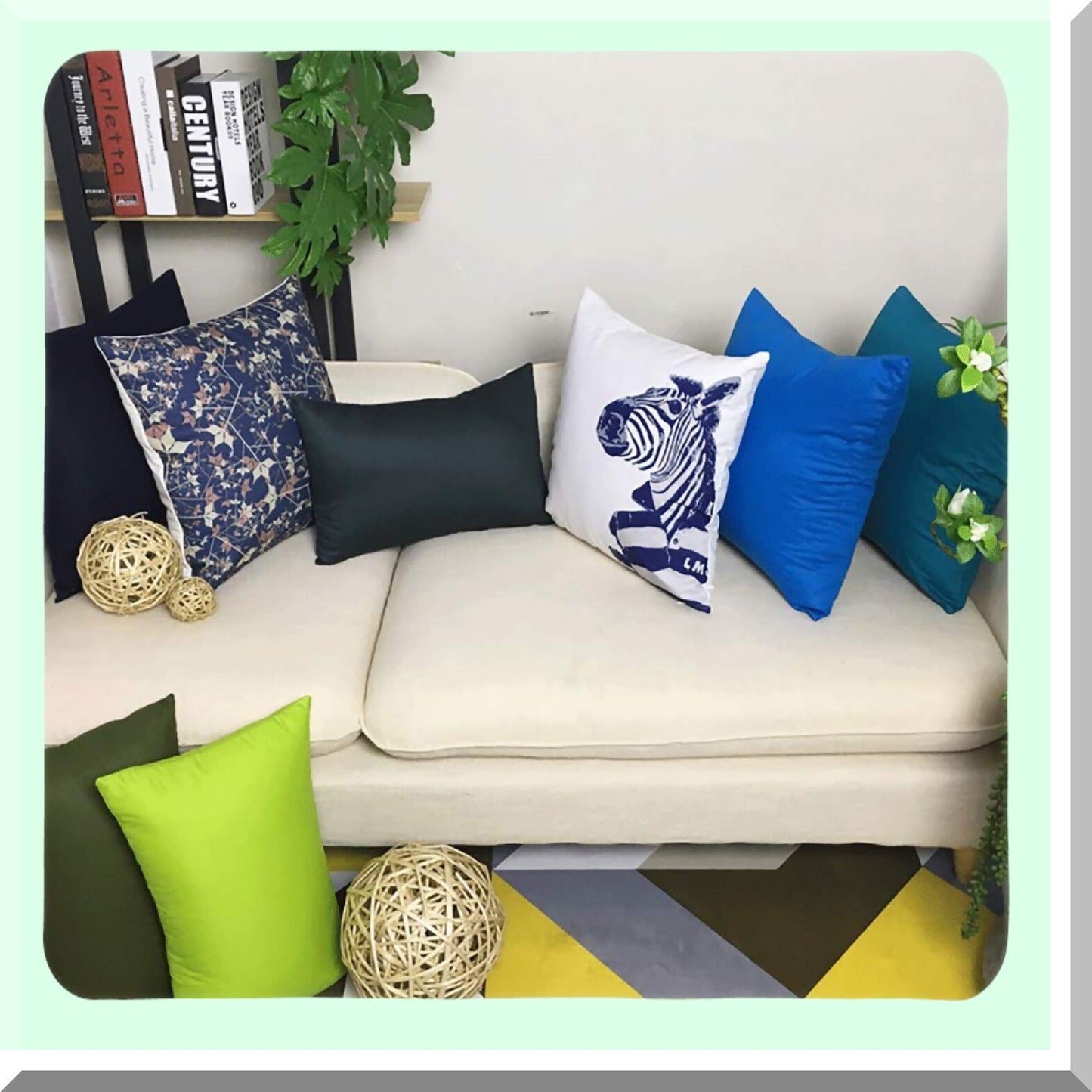 ComfortCotton Square Pillowcase Set - 4 Pack Solid Black Decorative Cushion Covers for DIY Sublimation Blank Throw Pillows. Ideal for Sofa or Bedroom Décor, 18x18 inch Size.
