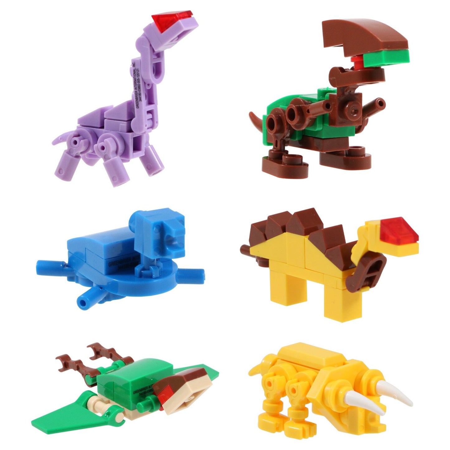Make it Blocks Dino World Building Sets (Pack of 37)