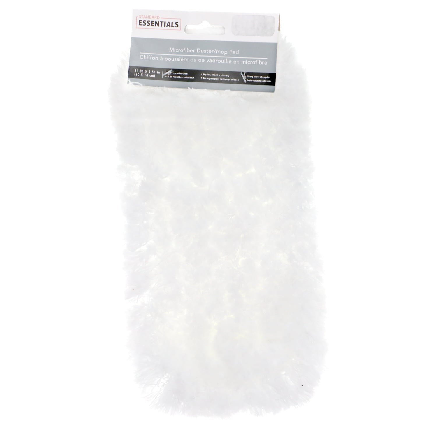 Essentials Microfiber Duster & Mop Pads, 12.125x5.75x.625-in. (Pack of 24)