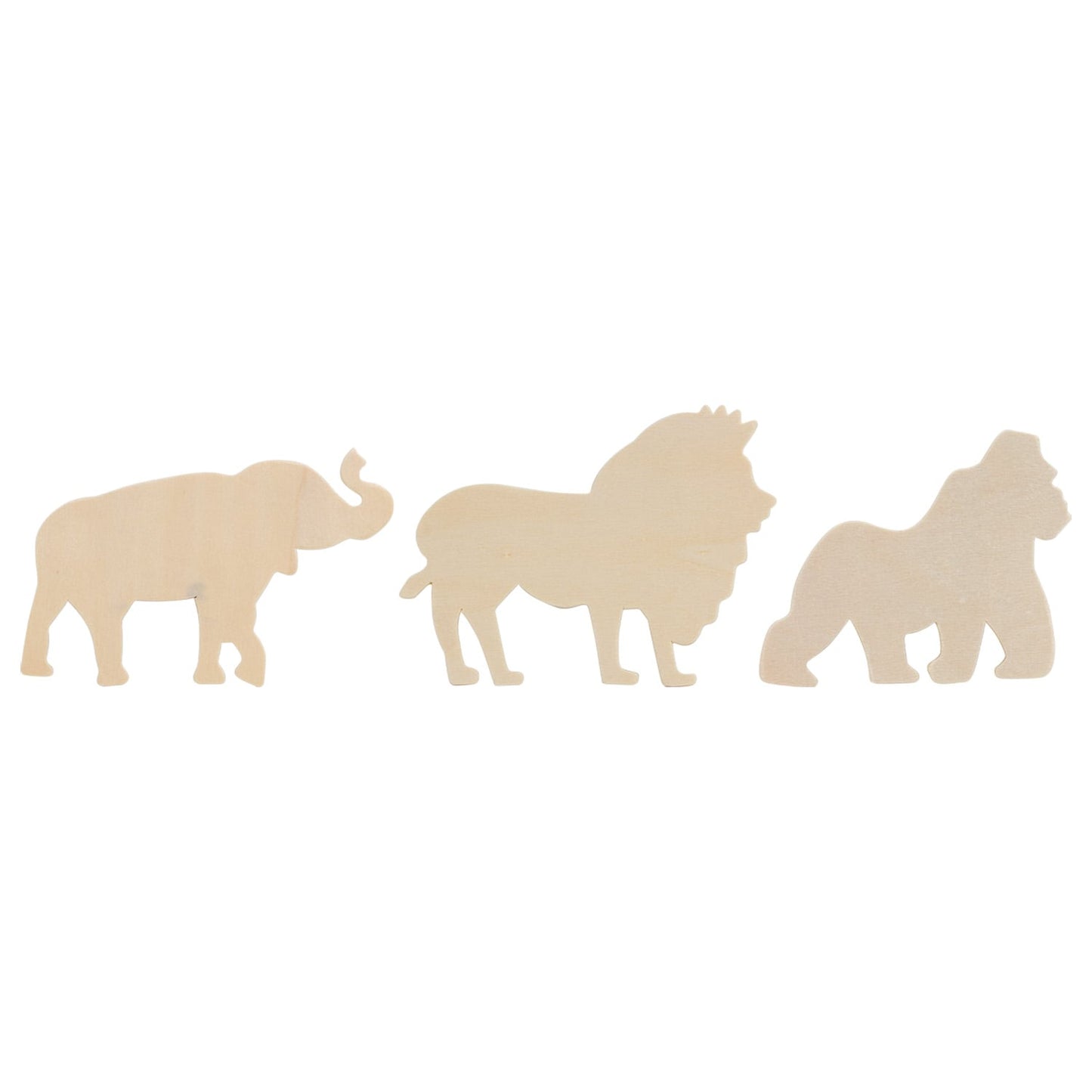 Crafter's Square DIY Wooden Cut-Outs, 3-ct. Packs (Pack of 36)