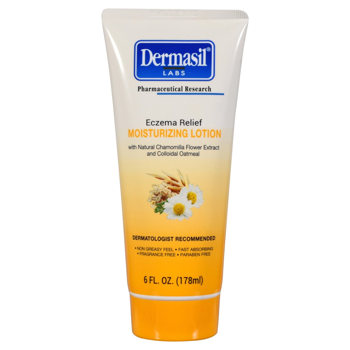 Dermasil Eczema Relief Moisturizing Lotion, 6 oz. Tubes (Pack of 12)