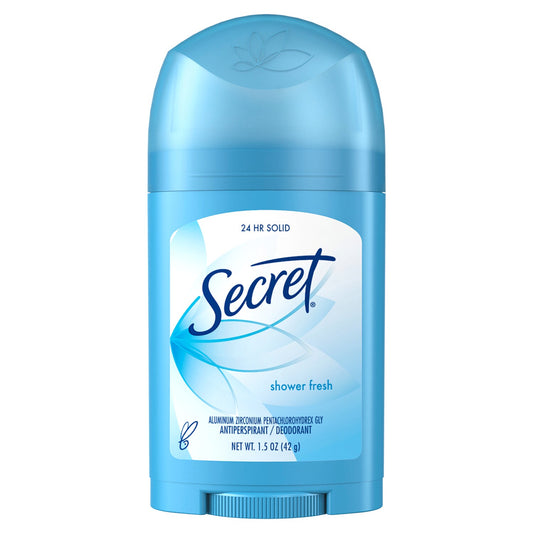 Secret Shower Fresh Antiperspirant, 1.5 oz. (Pack of 4)