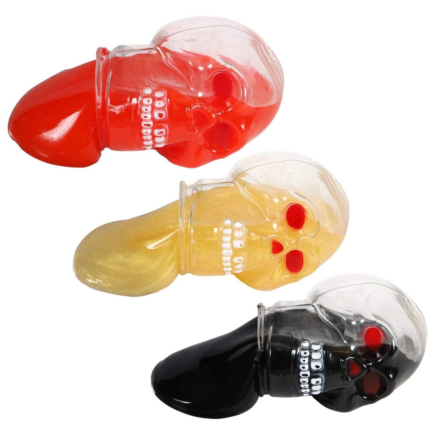 Goofy Gooey Halloween Skulls, 2.375x2x2.75-in. (Pack of 30)