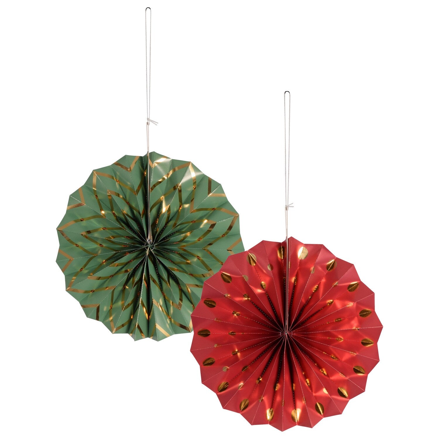 Party Hanging Fan Decor, 14 in. (Pack of 36)