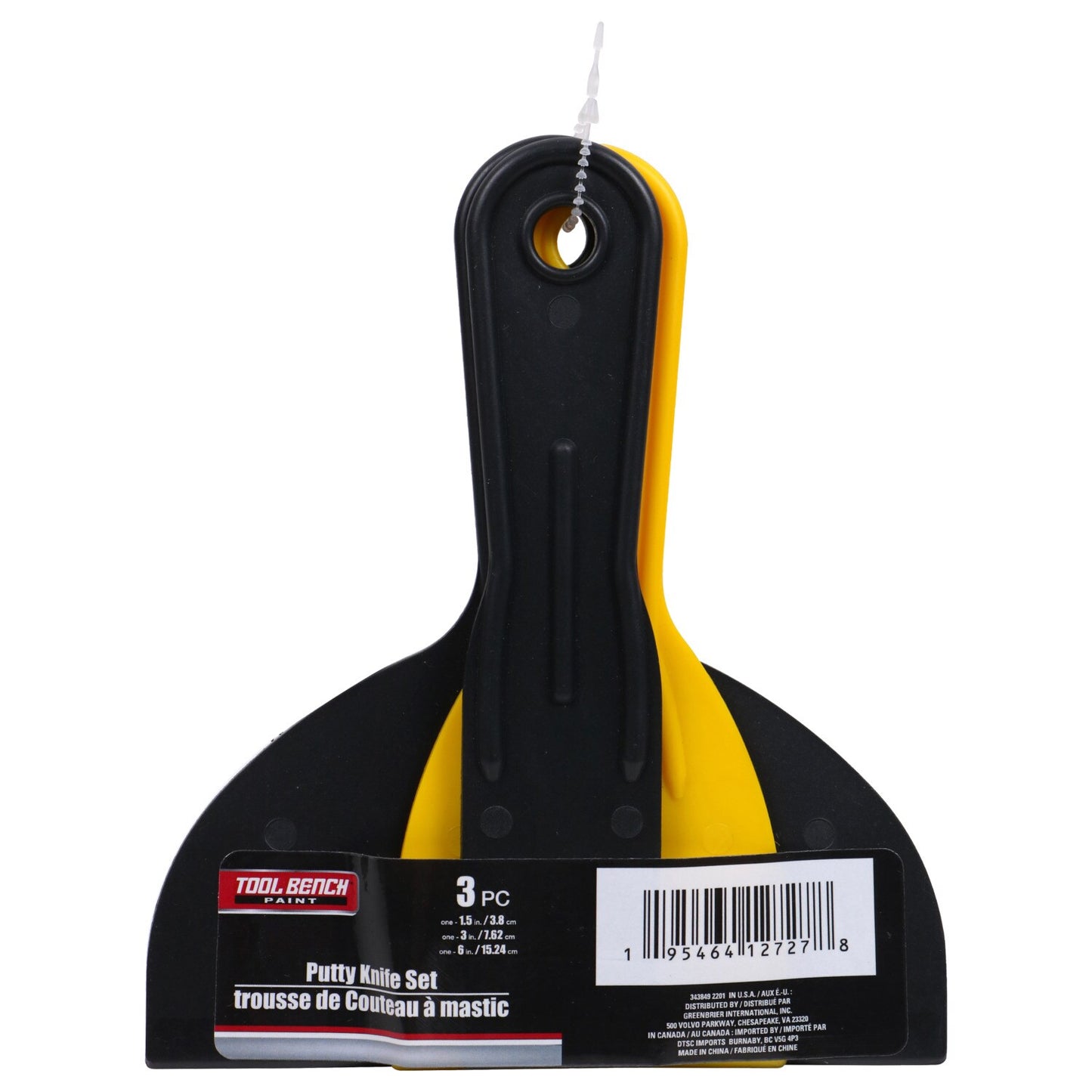 Tool Bench Hardware Paint and Putty Knife Sets (Pack of 24)