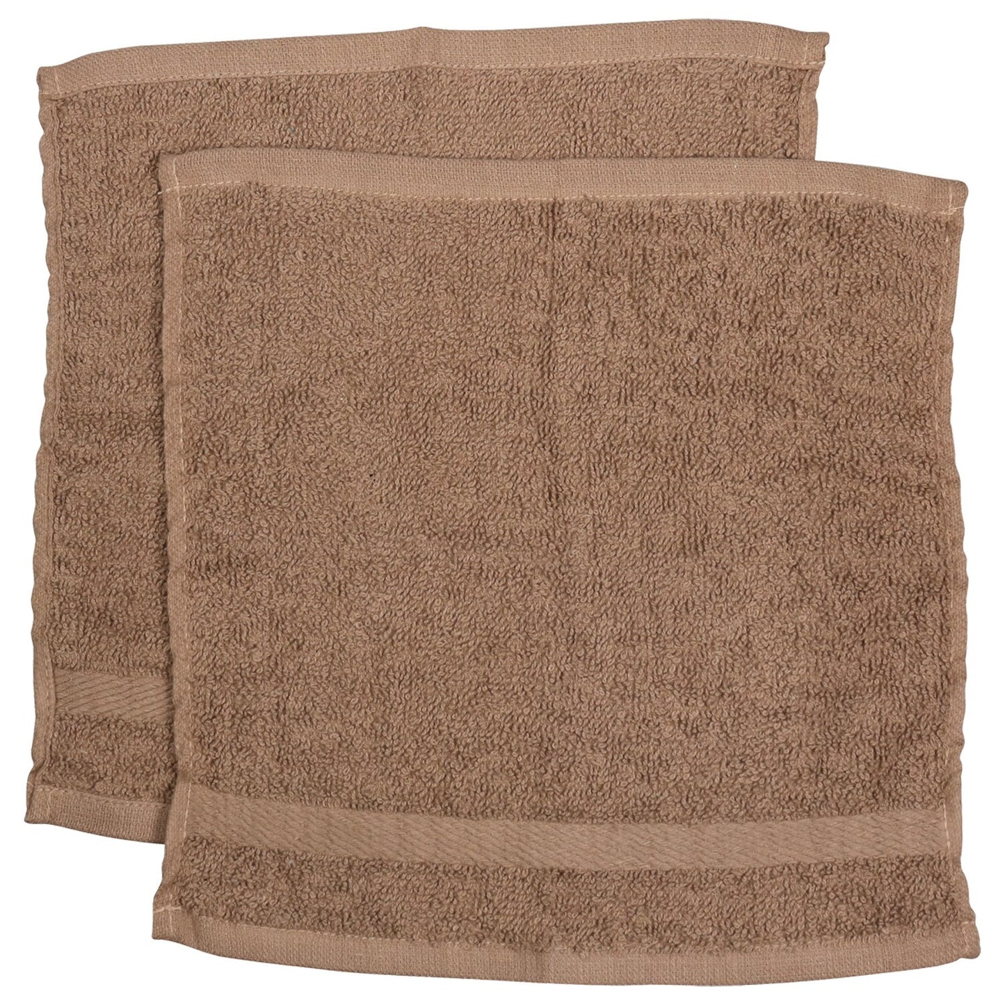 Home Collection Taupe Wash Cloths, 2-ct. Packs (Pack of 24)