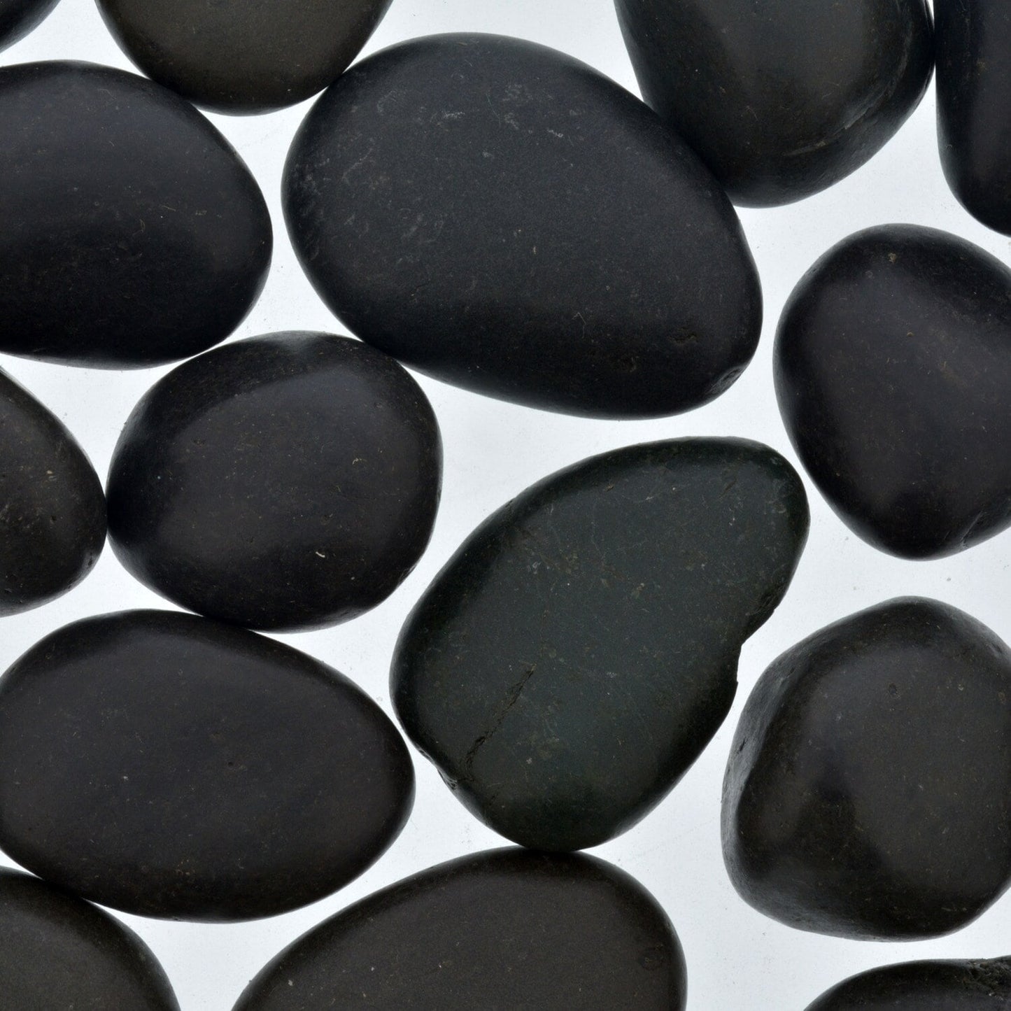 Black Decorative Accent Polished River Stones, 28-oz. (Pack of 4)