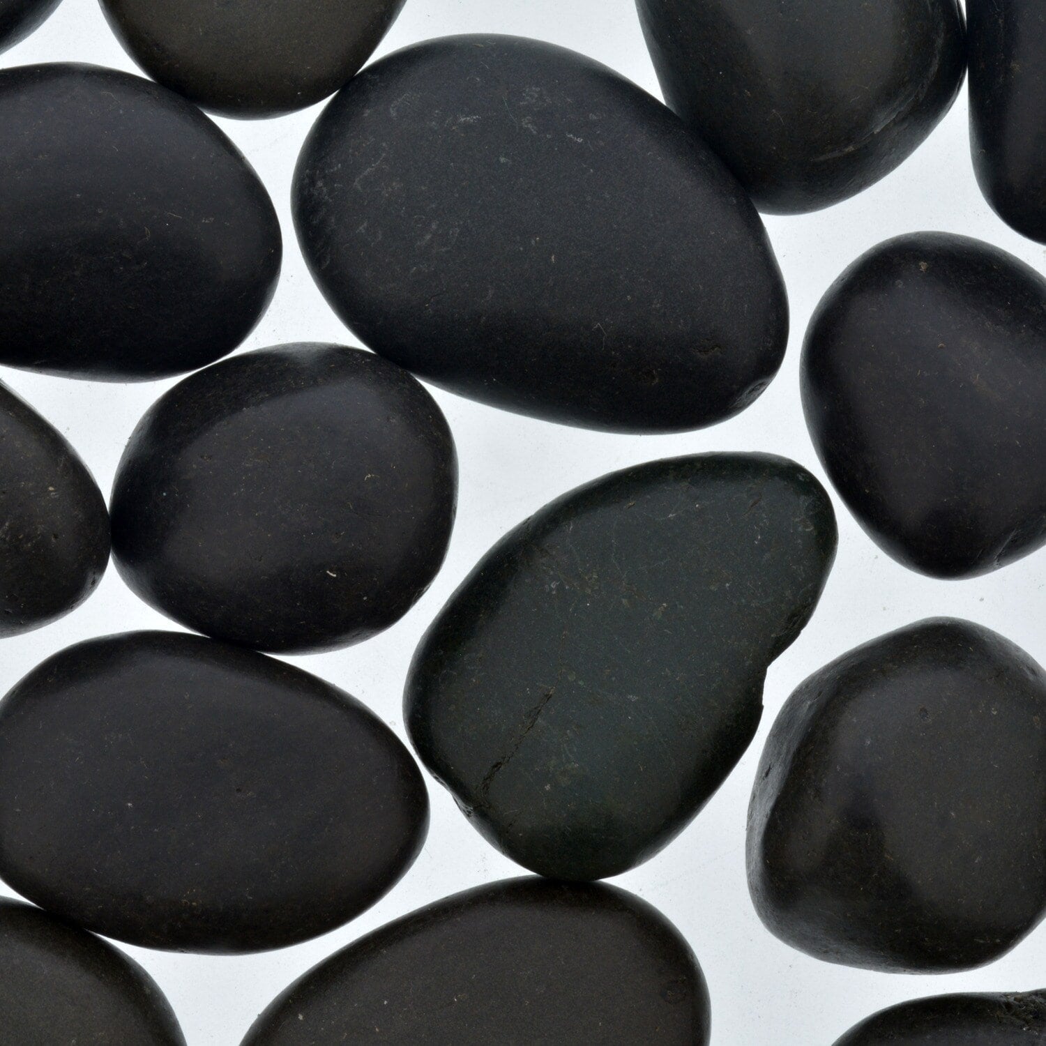 Black Decorative Accent Polished River Stones, 28-oz. (Pack of 4)
