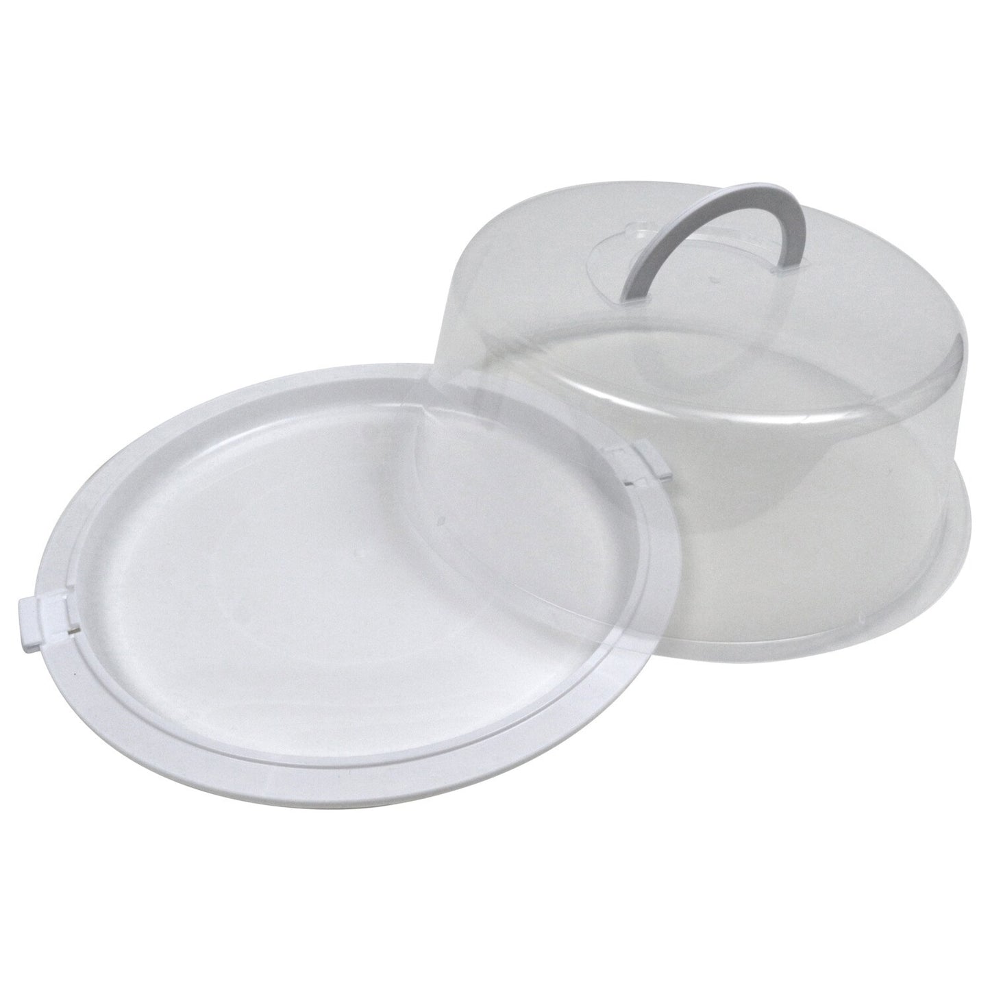 Sure Fresh Reusable Plastic Cake Containers with Lids, 12x4.75 in. (Pack of 6)