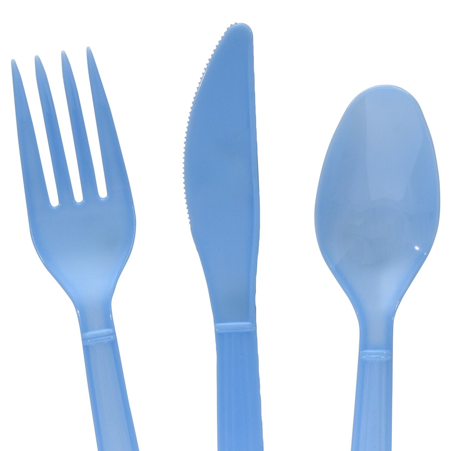 Light Blue Plastic Utensils, 48-ct. Bags (Pack of 36)