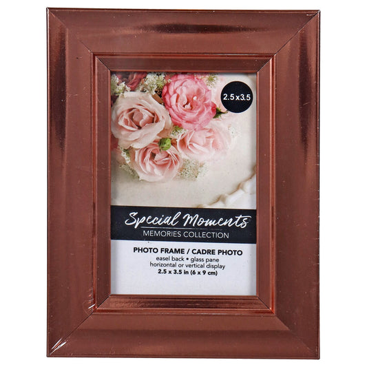 Special Rose Gold Picture Frames, 2x3 in. (Pack of 12)