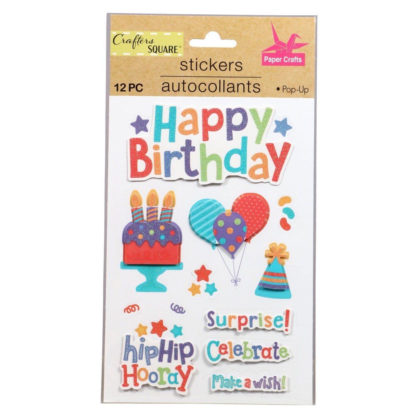 Crafter's Square Handmade Celebration Stickers (Pack of 36)