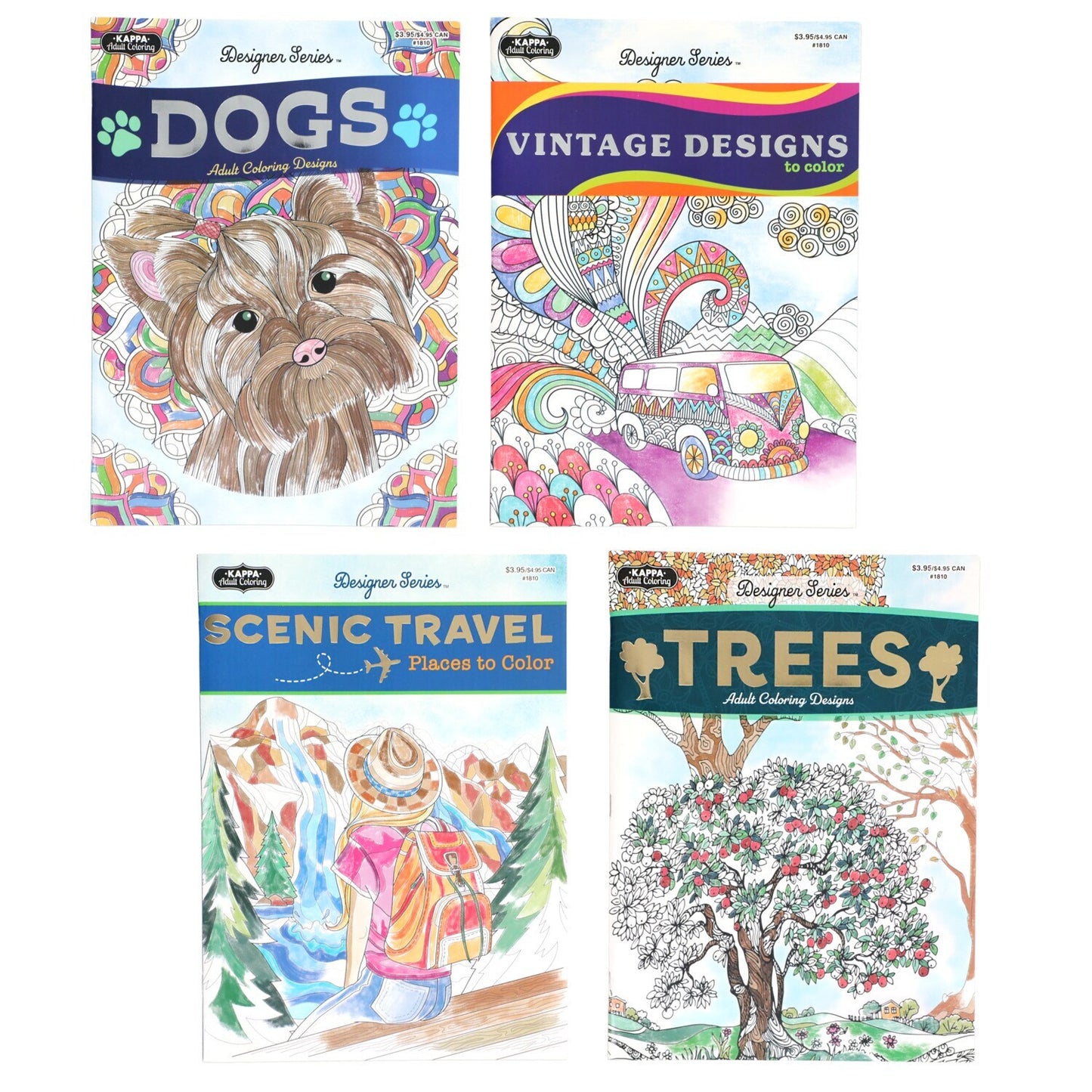 Designer Series Adult Coloring Books, 32 Pages (Pack of 24)