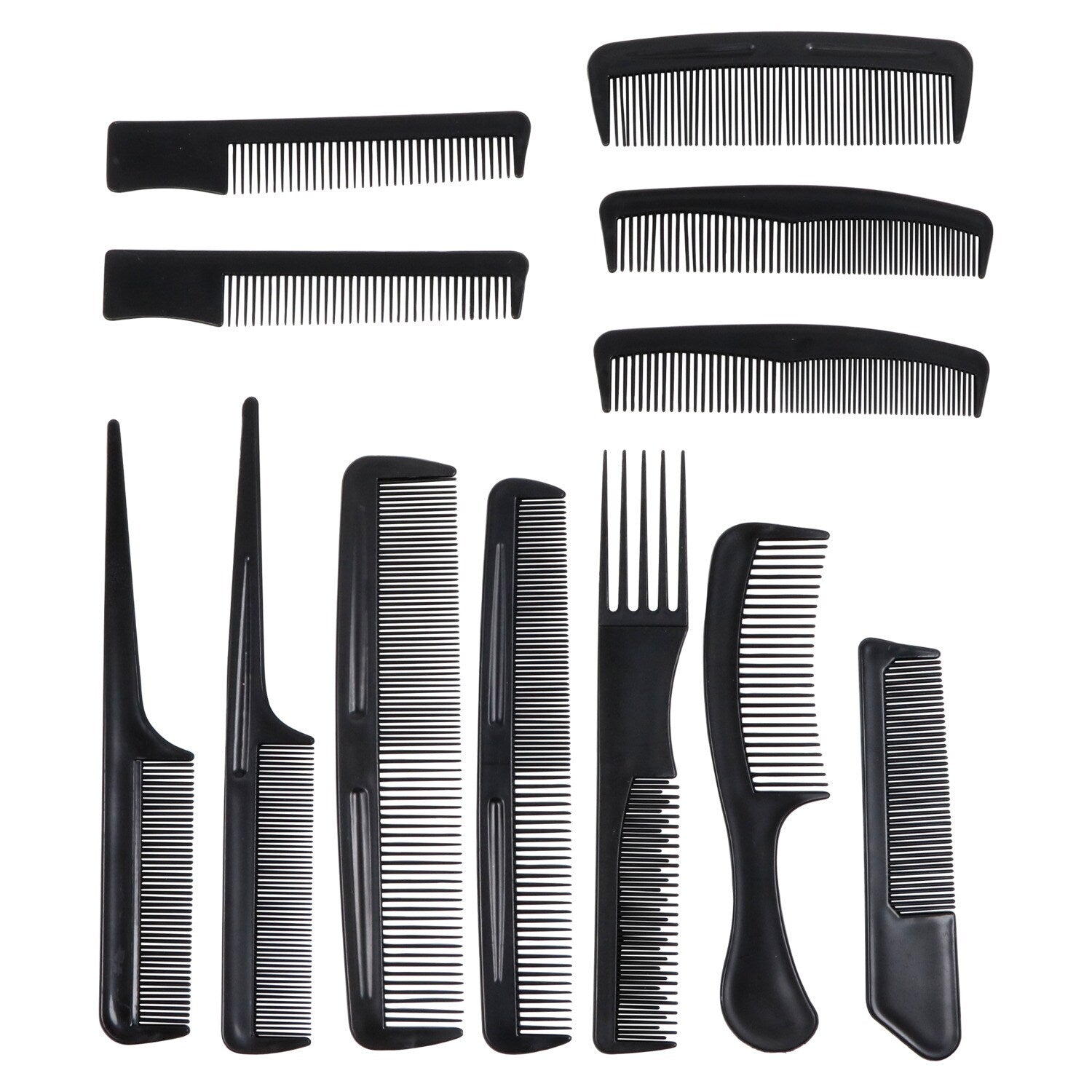 Colored Plastic Family Comb Sets, 12-ct. Packs (Pack of 24)