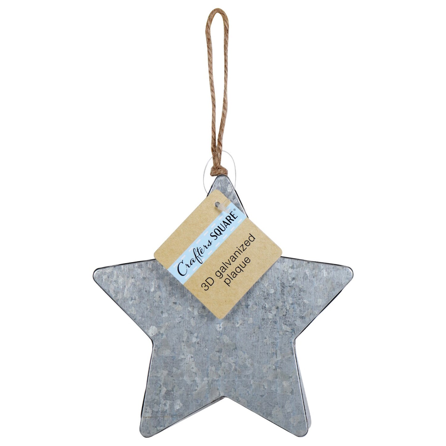 Crafter's Square Galvanized Metal Hanging Icons, 5.625x5.625x1 in. (Pack of 24)