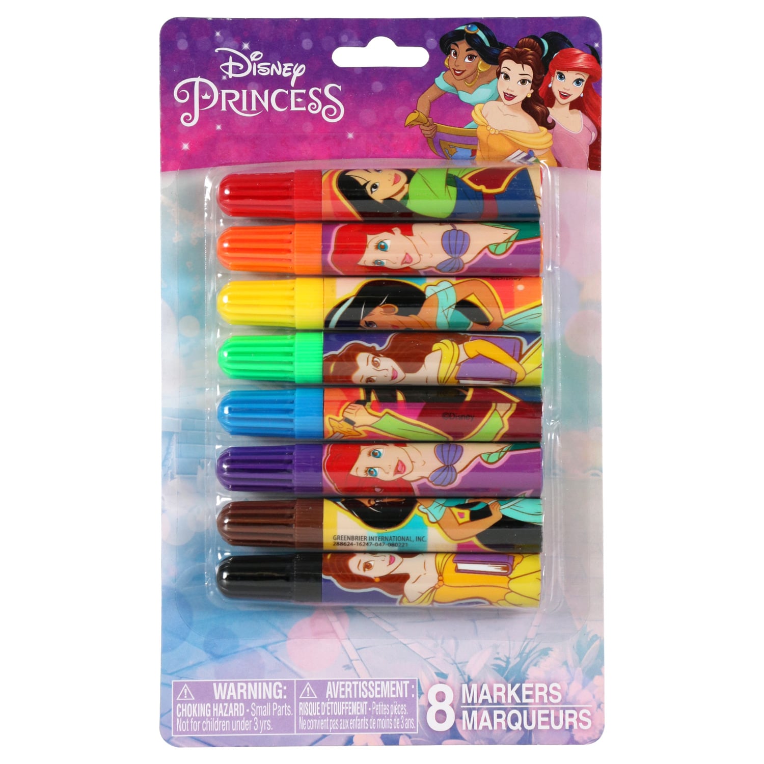Licensed Character Mini Marker Sets, 8-ct. Packs (Pack of 24)