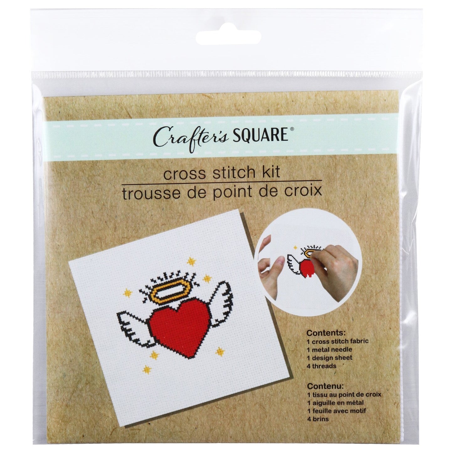 Crafter's Square Cross Stitching Kits, 8.375x7.5 in. (Pack of 24)