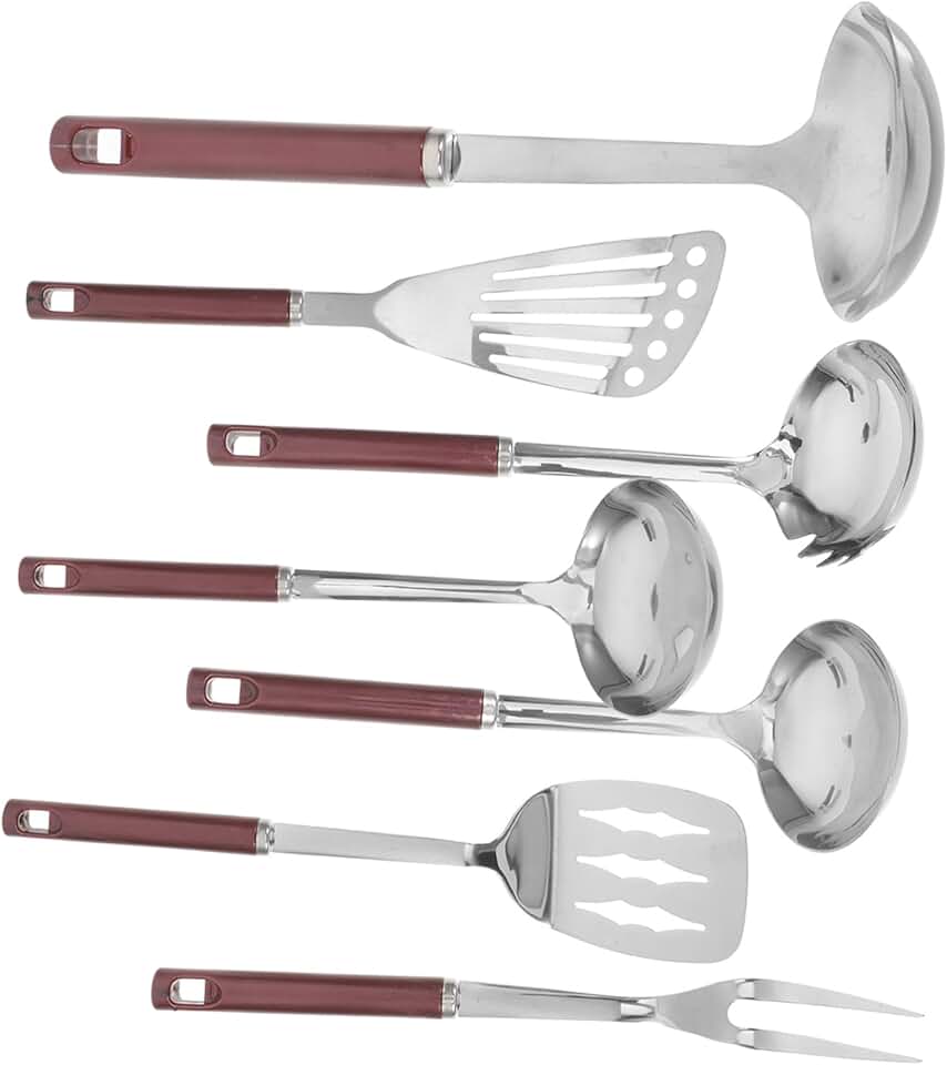 Stainless Steel Cookware and Utensil Set for Cooking