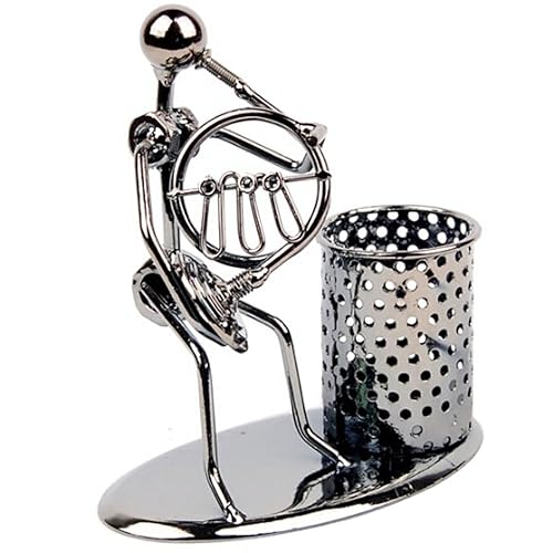 Winterworm Pen Holder with Music Figure Design