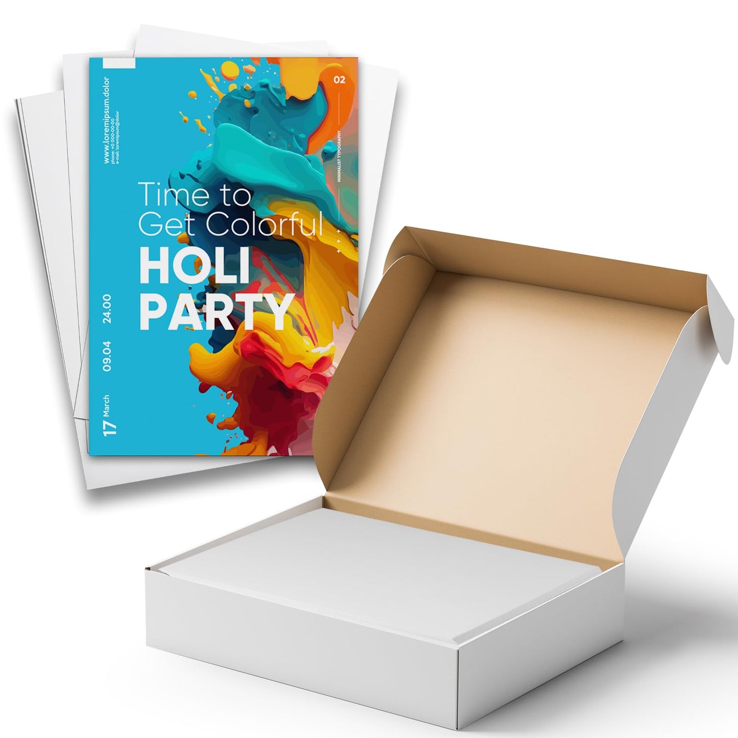 White 8.5 x 11 inch Heavyweight Cardstock Paper Pack